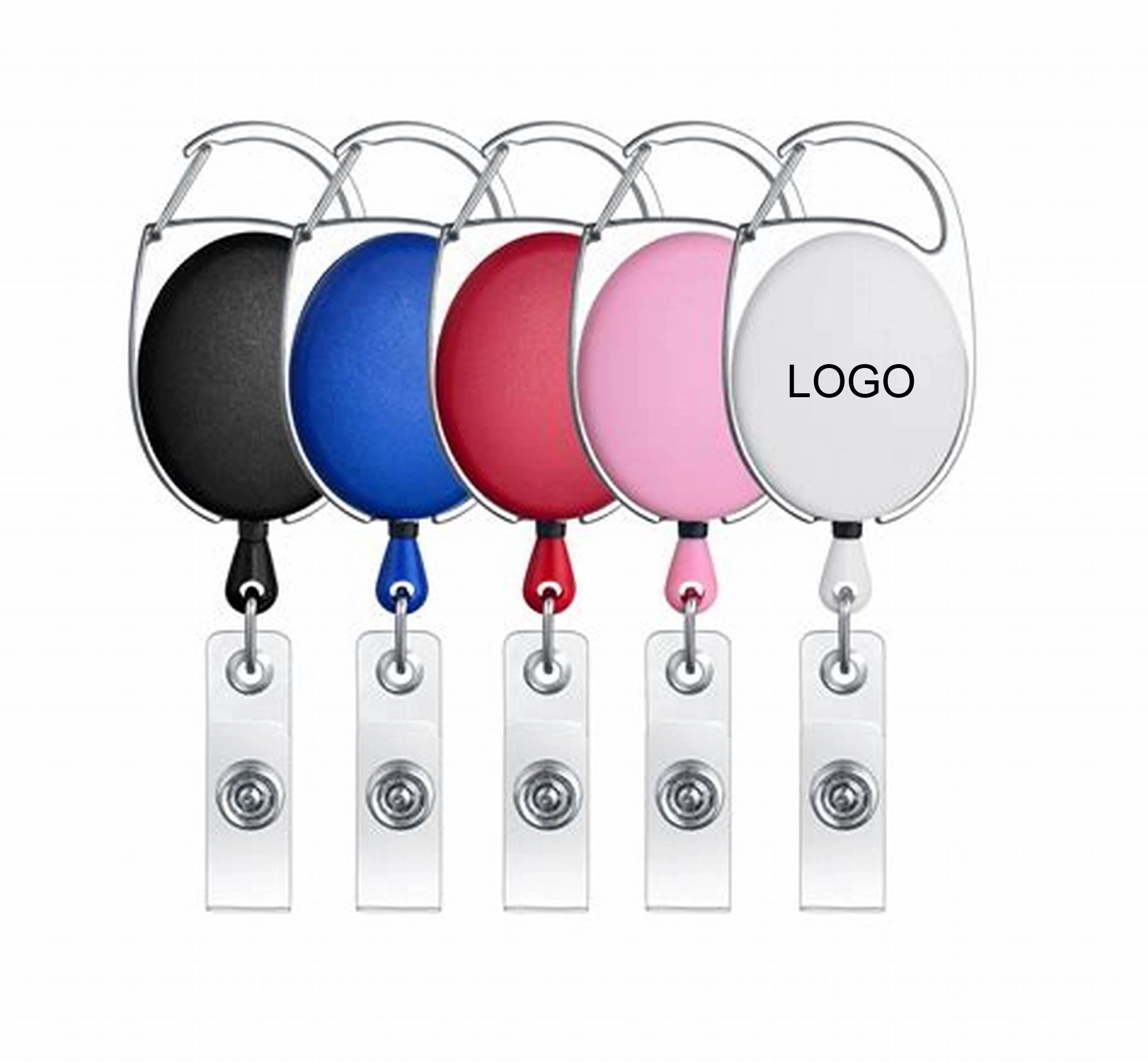 Carabiner Clip Retractable Badge Holder 6