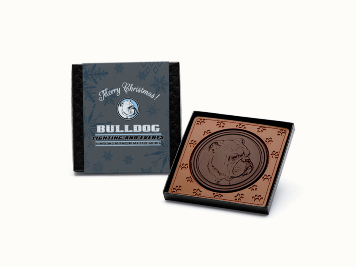3oz. Combo Chocolate Bar with 4"x6" Gift Box 3