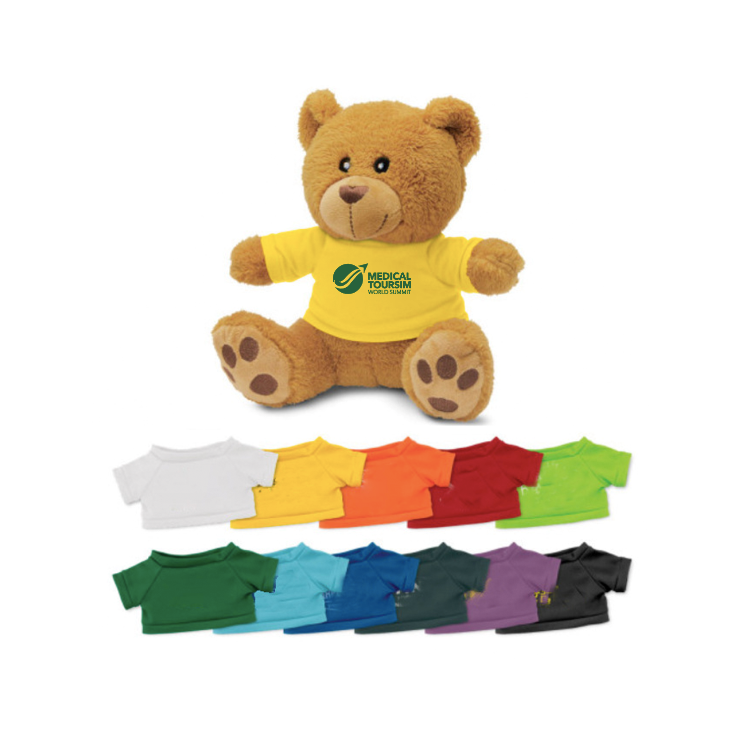 Custom Vacuum-Packable Plush Teddy Bear w/ T-Shirt 1