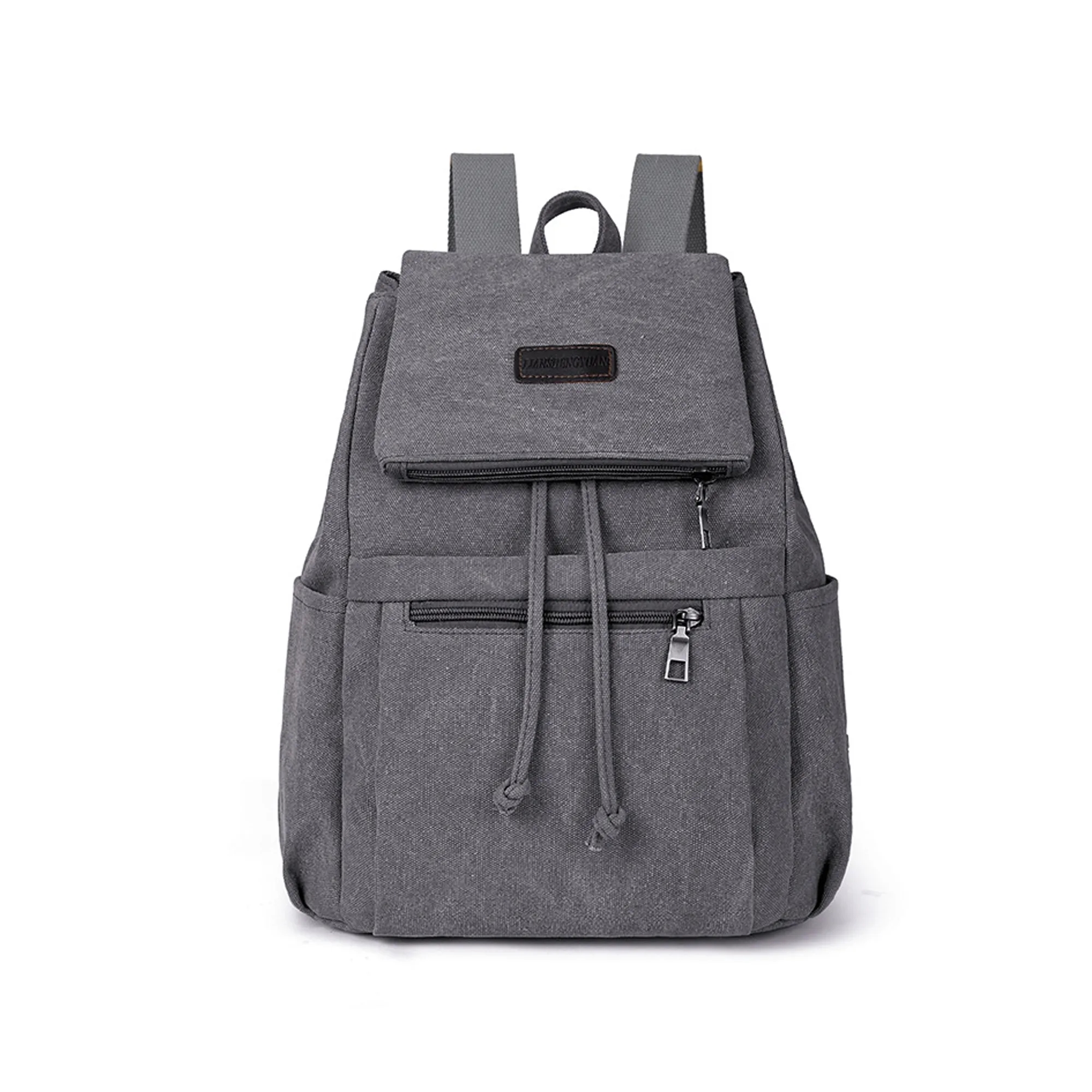 Portable Canvas Backpack Rucksack 3