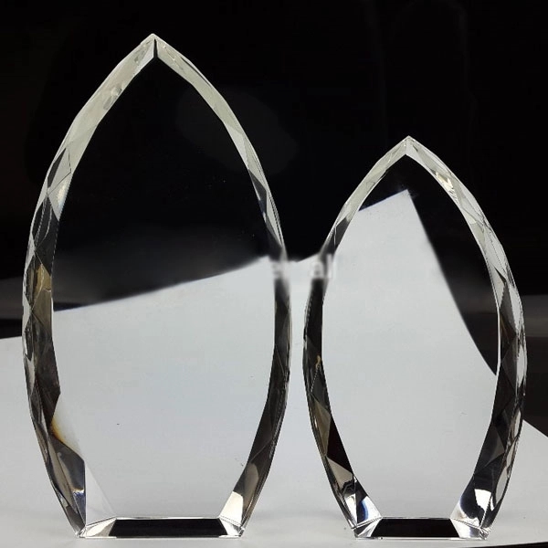 Clear Crystal Trophy Award 4