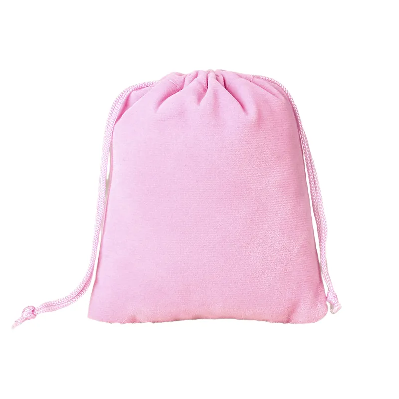 Flannelette Jewelry Drawstring Bag 13