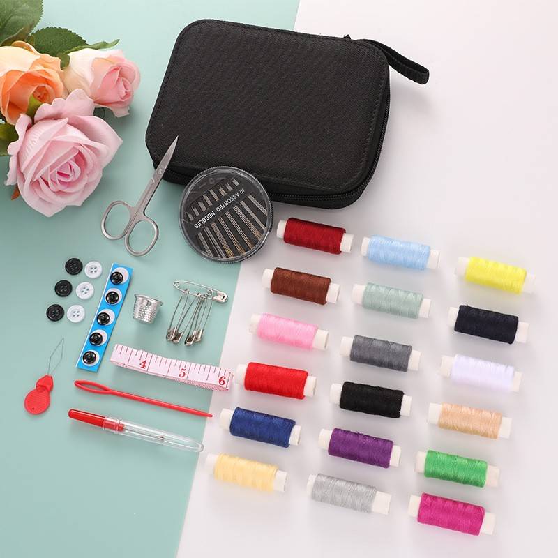 Sewing Kit with Case Portable Supplies for Home Traveler 10