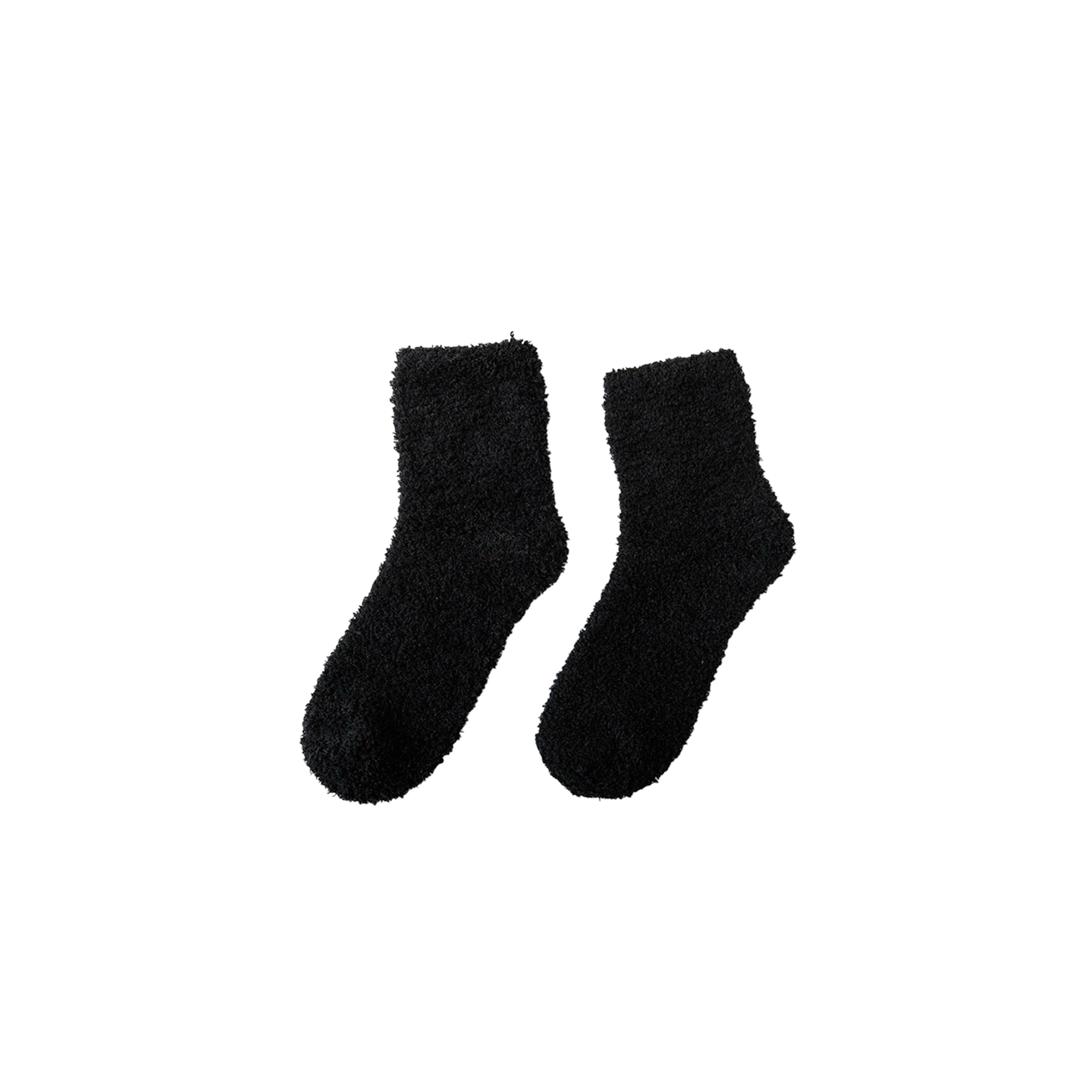 Coral Fleece Christmas Fuzzy Sock Medium Tube 21