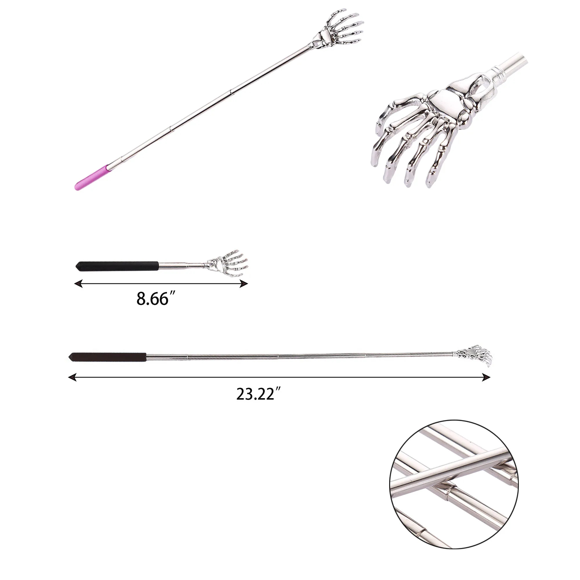 Portable And Stainless Retractable Claw   Back Scratcher 5