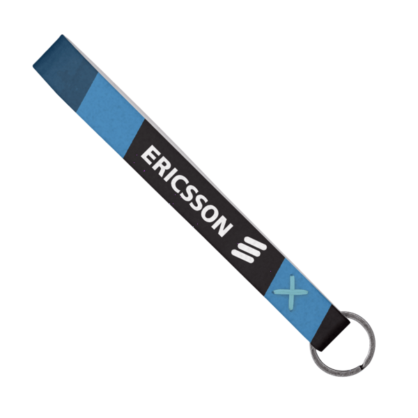 Strickland Dye-Sublimated Felt Wrist Keychain w/ Metal Split Ring 1