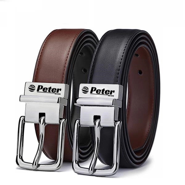 Men's Classic Reversible Leather Belt 2