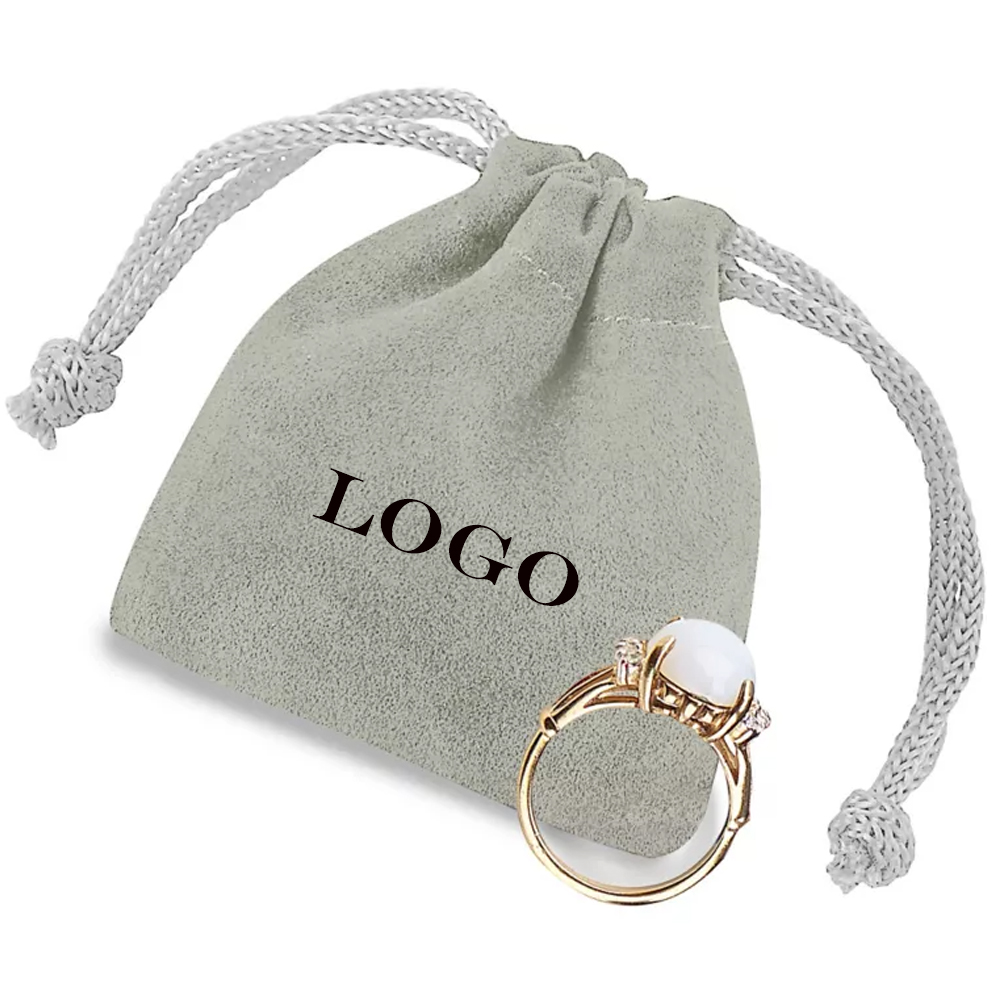 2" x 2 1/2" DELUXE VELVET DRAWSTRING POUCH. 2