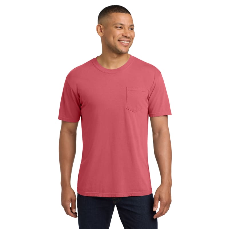 COMFORT COLORS Heavyweight Ring Spun Pocket Tee. 52
