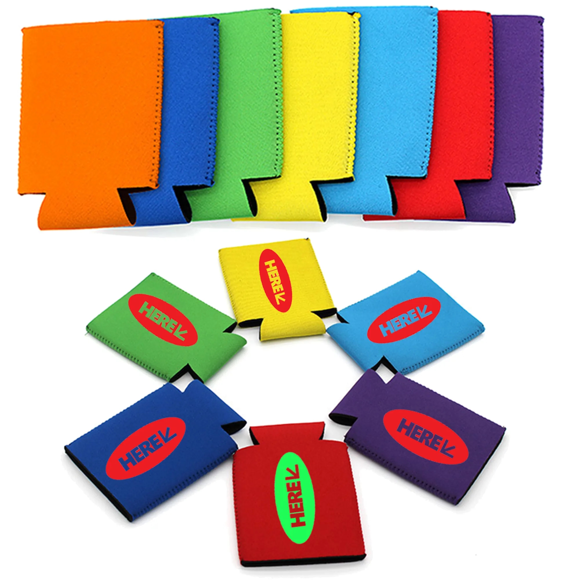 Neoprene Coolers for Beer Cans, custom koozie with logo imprint 2