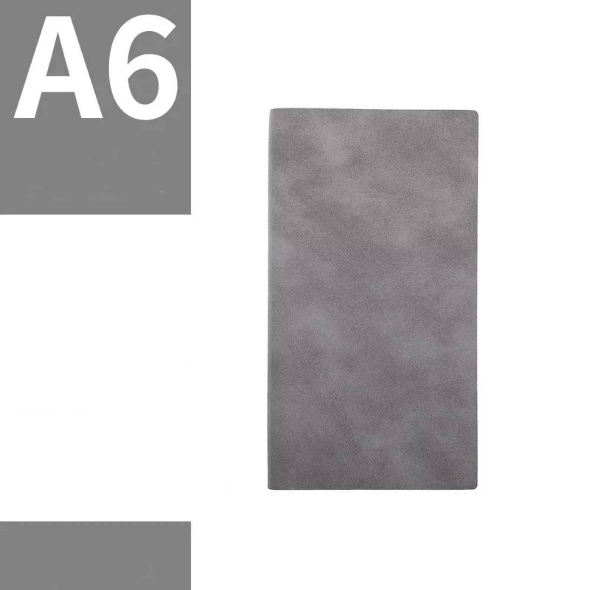 A6 PU Leather Paperback Journal Diary Notebook 100 Pages 2