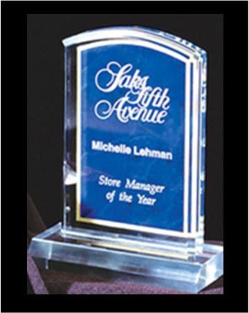 Blue Marble Acrylic Award
