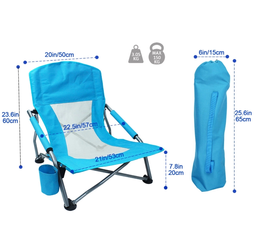Low Beach Camping Folding Chair 3