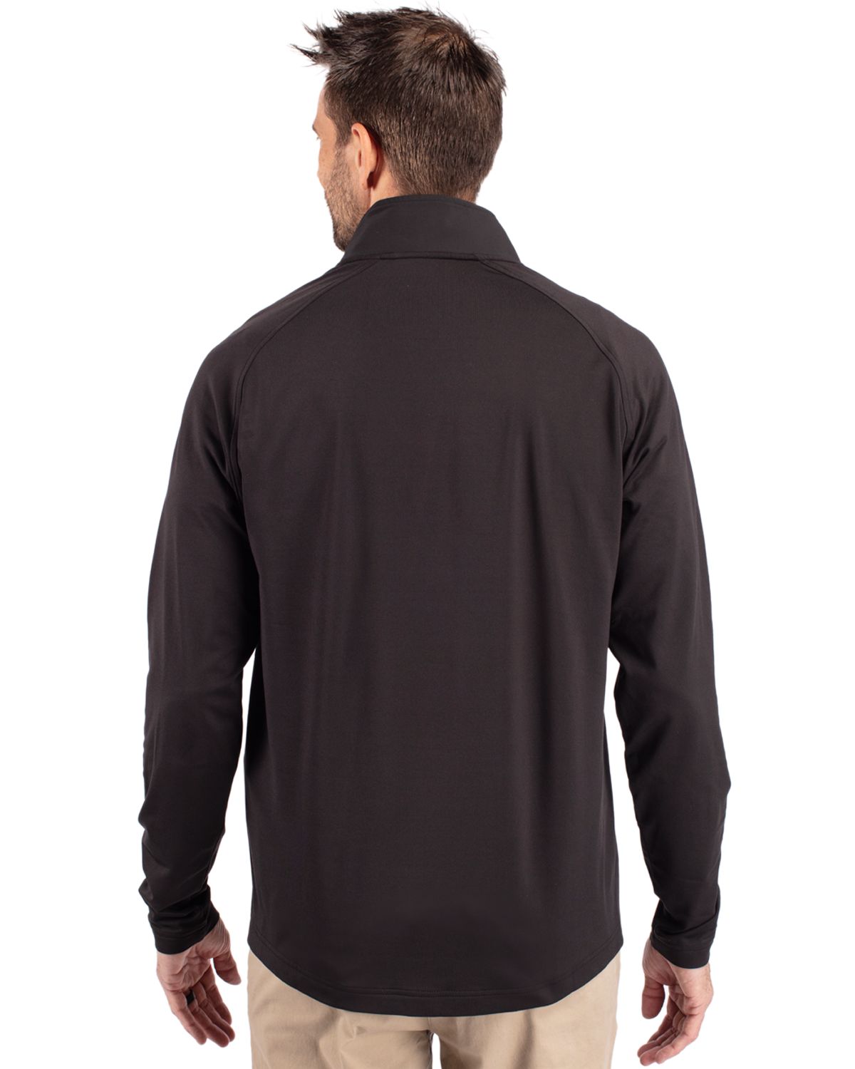 Cutter & Buck Adapt Eco Knit Hybrid Recycled Mens Quarter Zip 64