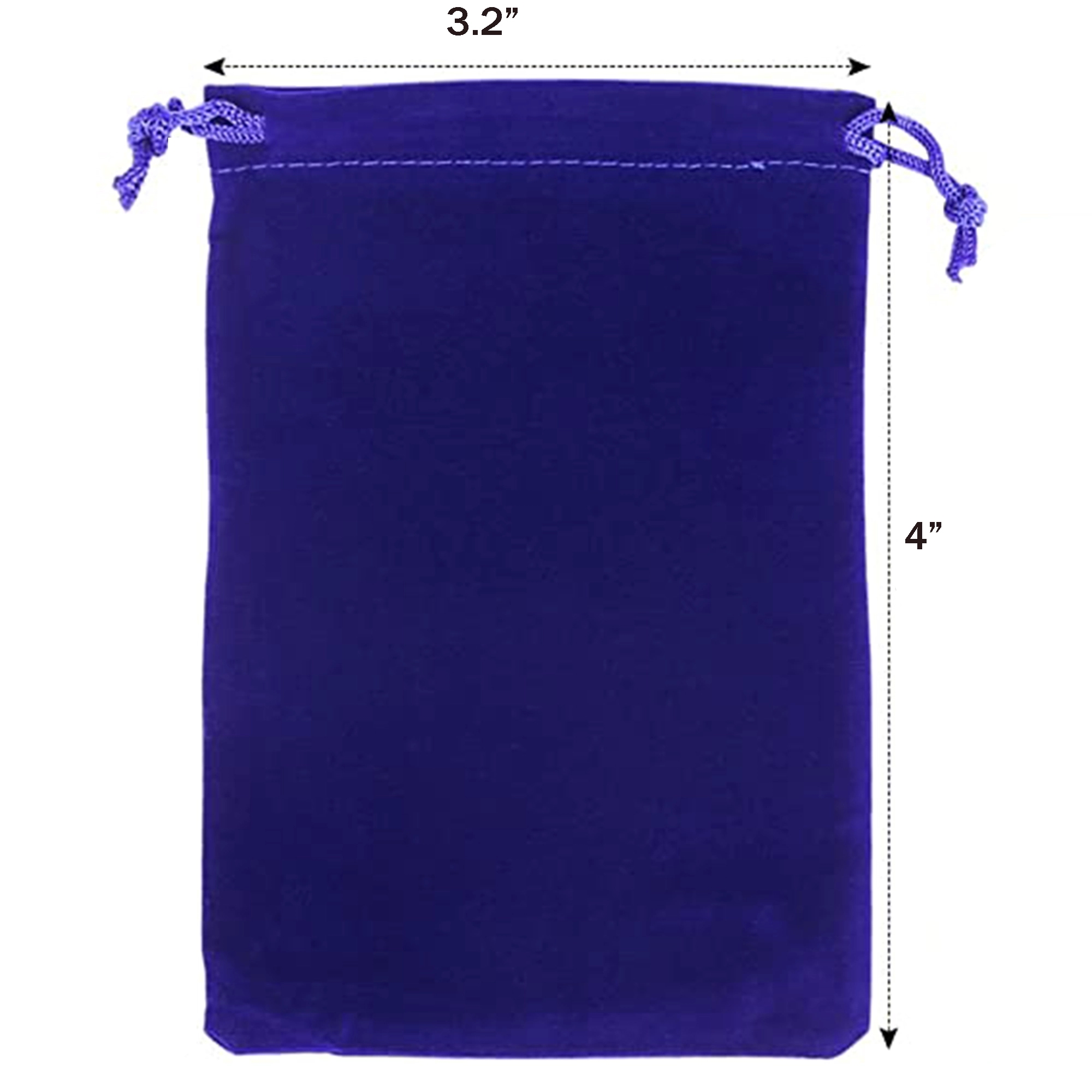 Pile Coating Jewelry Drawstring Bag 3.2" x 4" MOQ100pcs 4