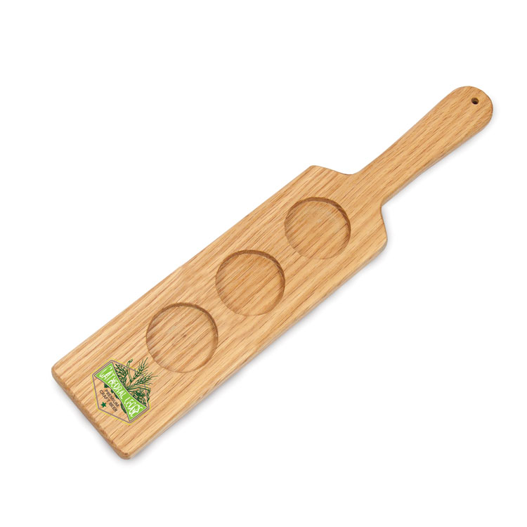 Paddle Style Beer Flight 3-Pocket