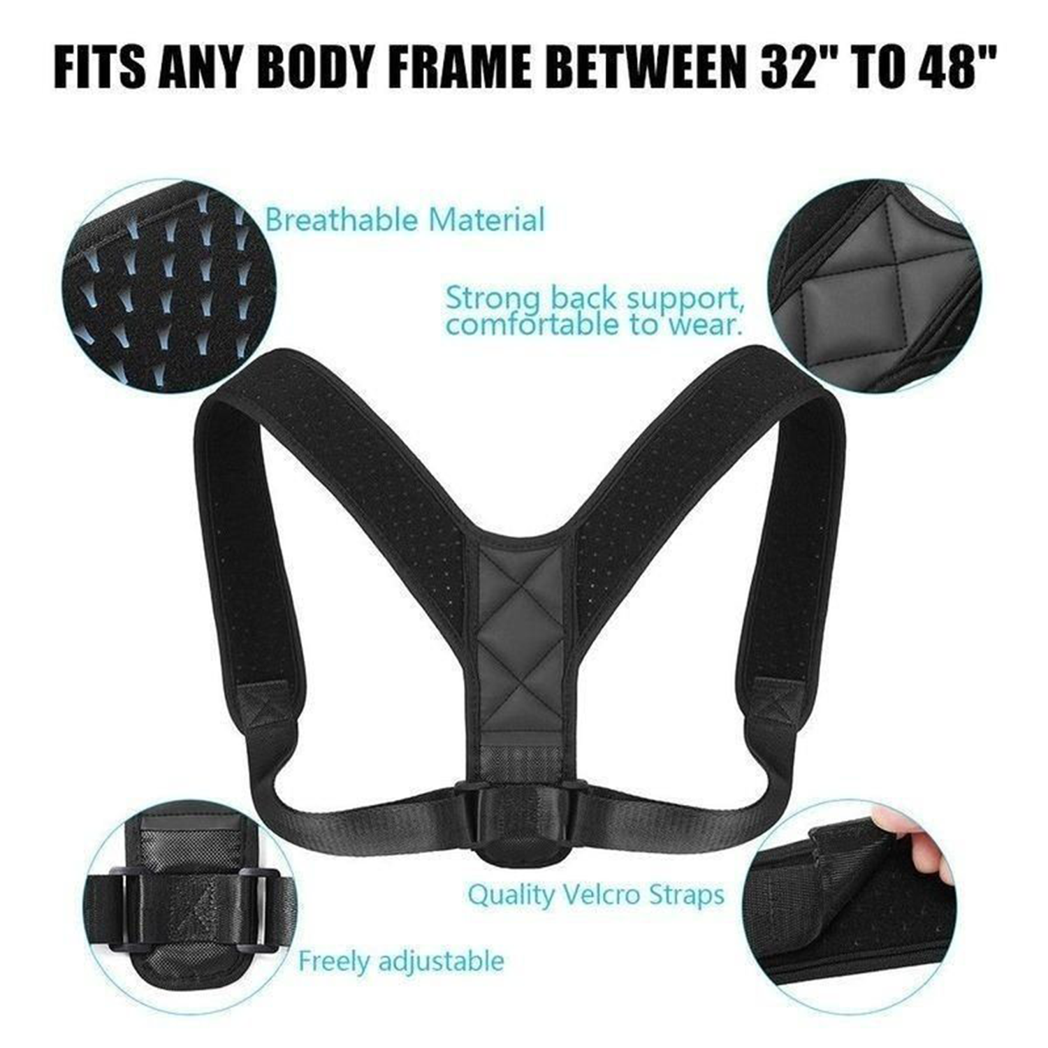 Breathable Anti-Hunchback Sitting Posture Corrector 4
