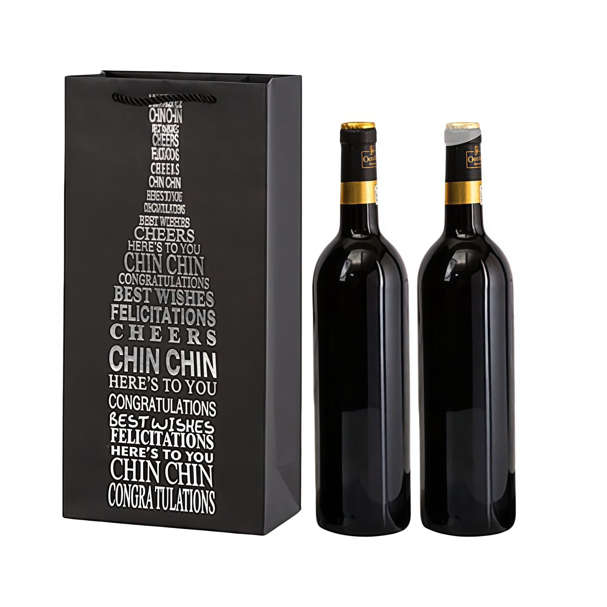 Kraft Paper Wine Gift Bags 1