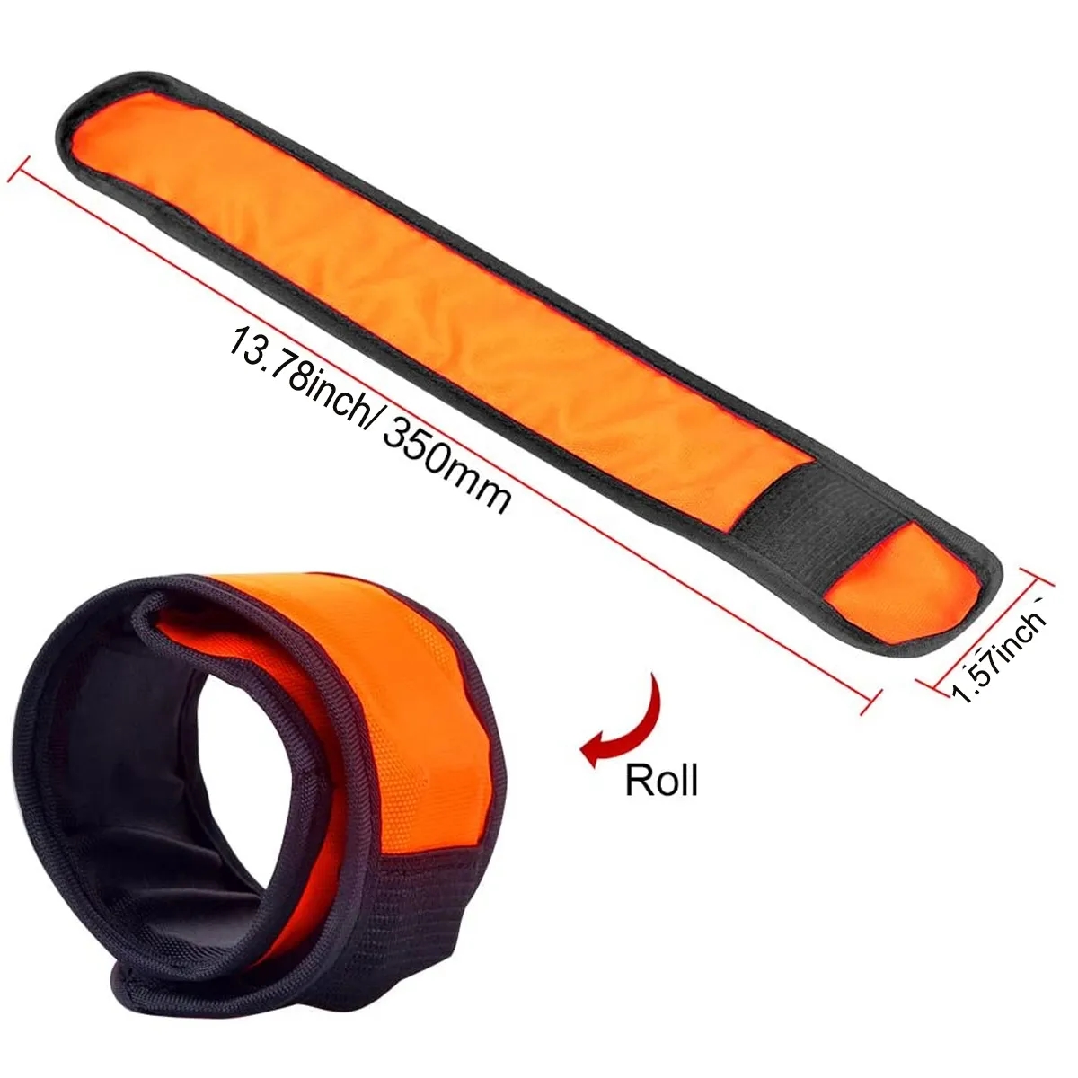 LED Light Up Band Slap Bracelets 4