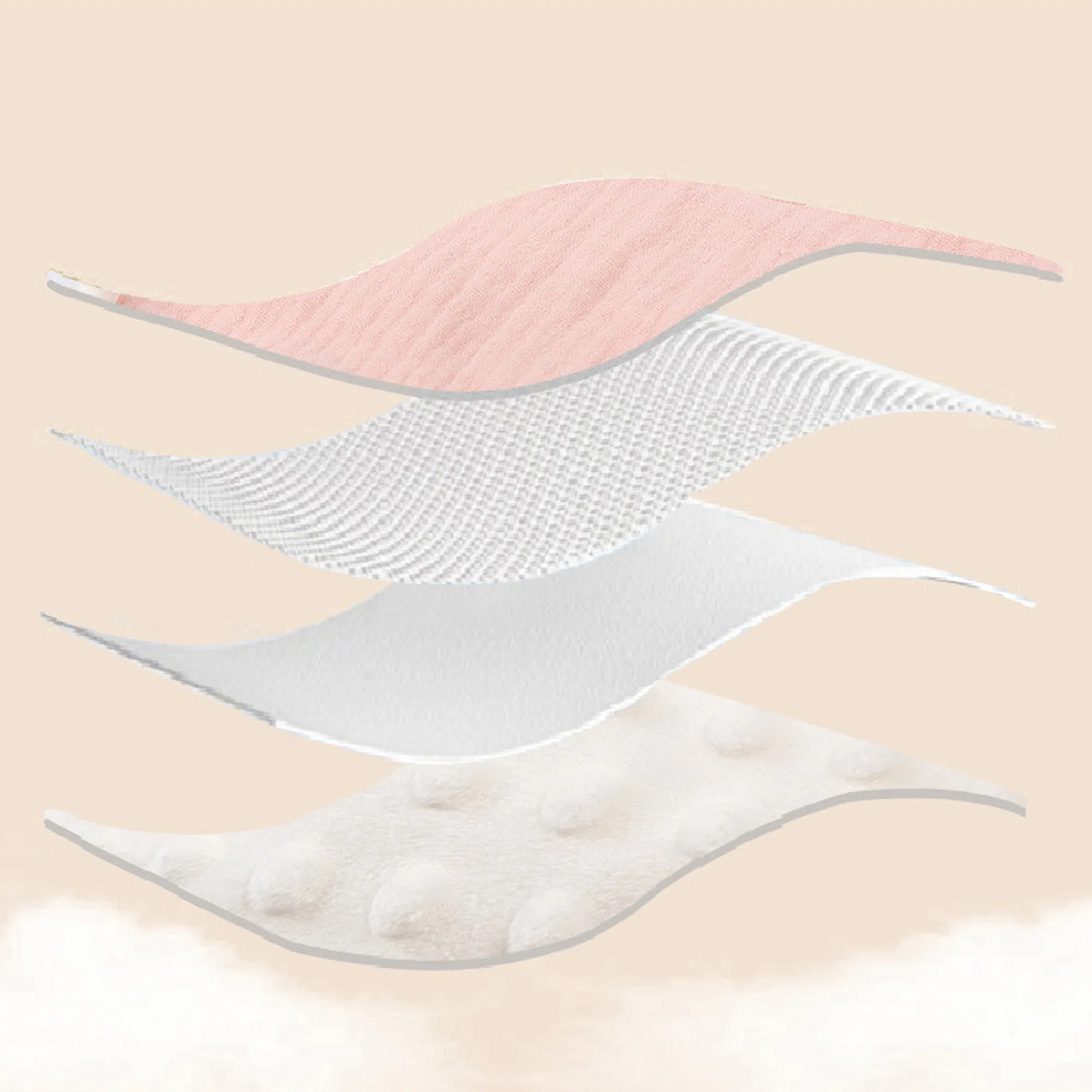 MOQ 20 Baby Cotton Gauze Bib 3