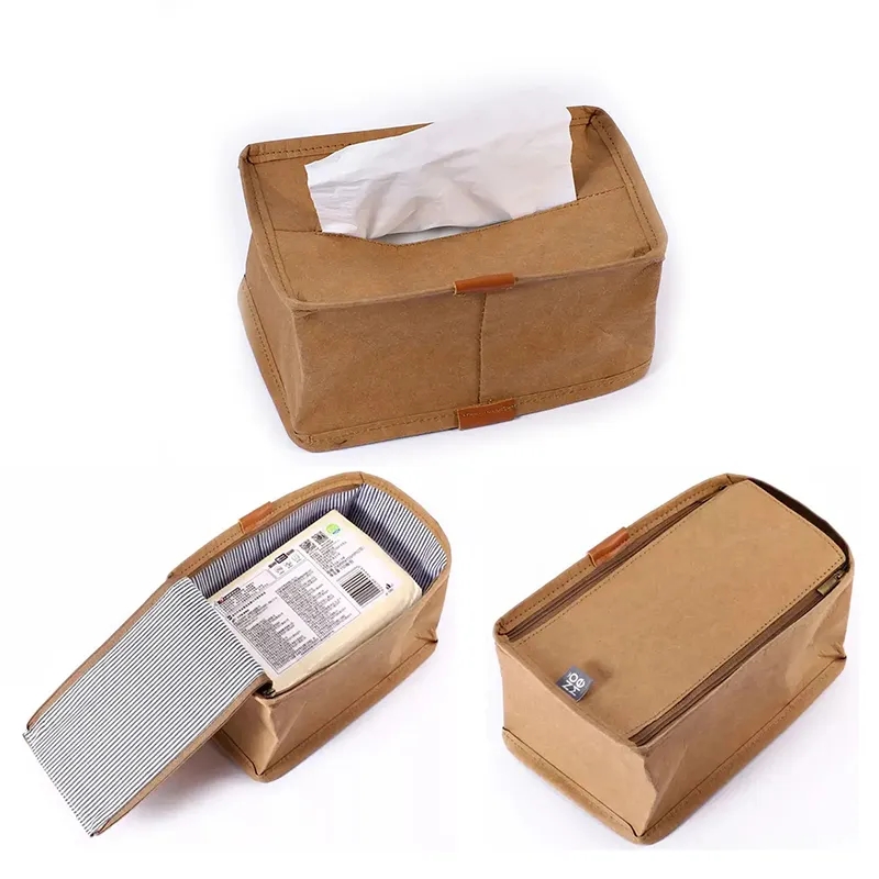 Kraft Paper Tissue Box/Napkin Box 2