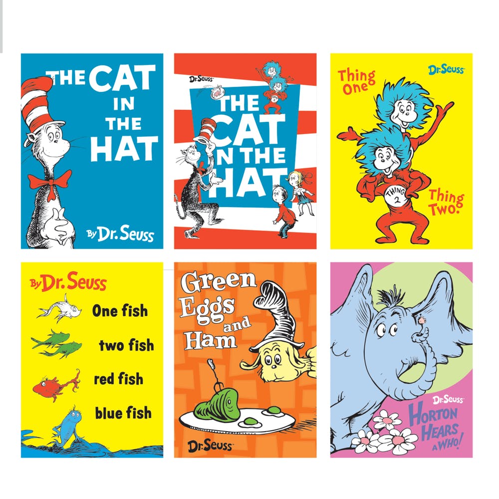 Dr. Seuss Memo Pads - Book Style Binding 20 Unlined Sheets 1