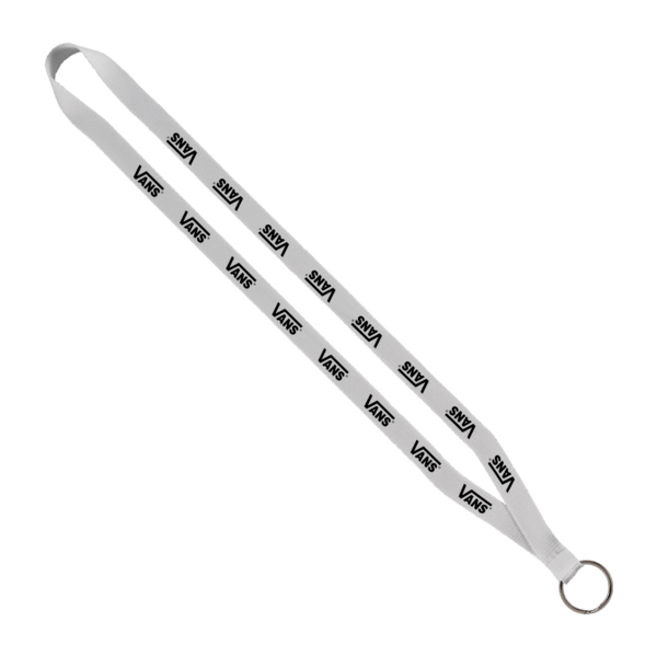 1/2" Polyester Lanyard with Sewn Metal Split-Ring 11