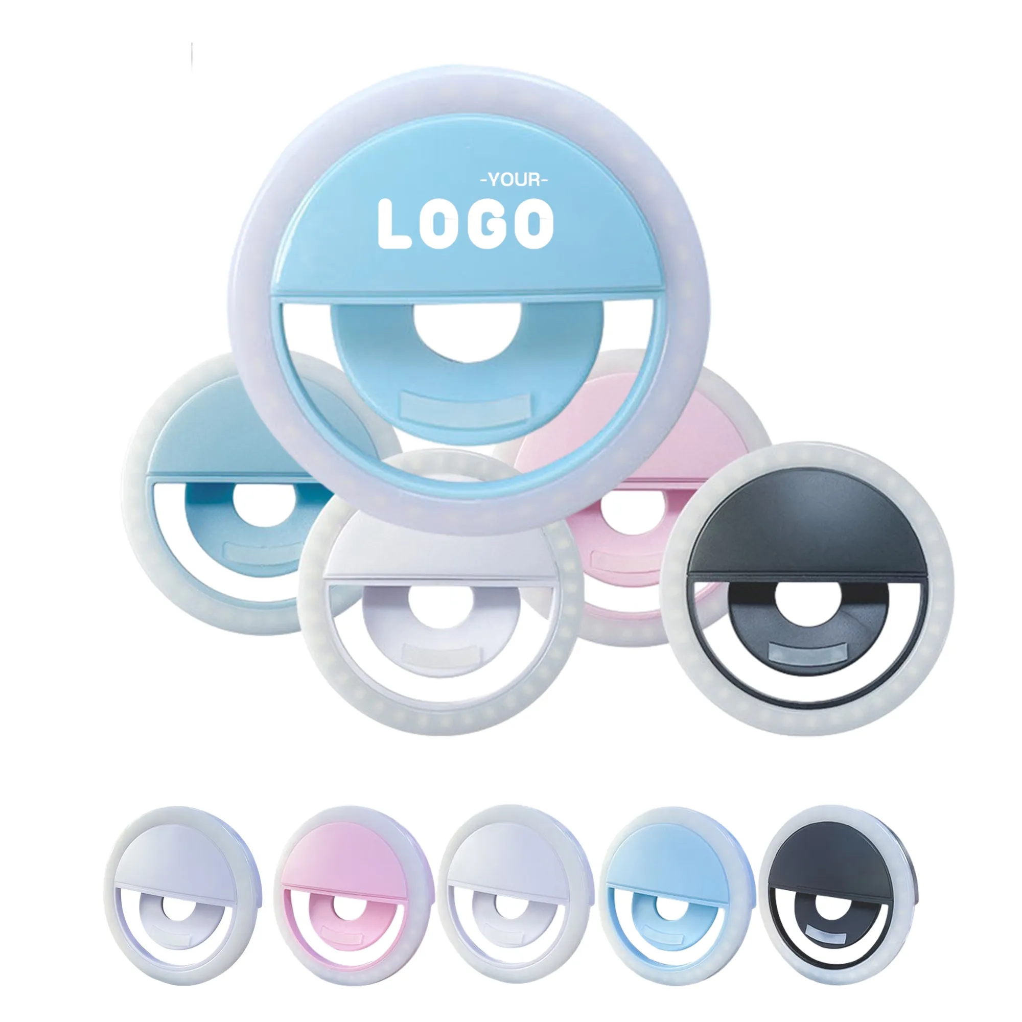 LED Clip On Rechargeable Selfie Ring Ligh 3