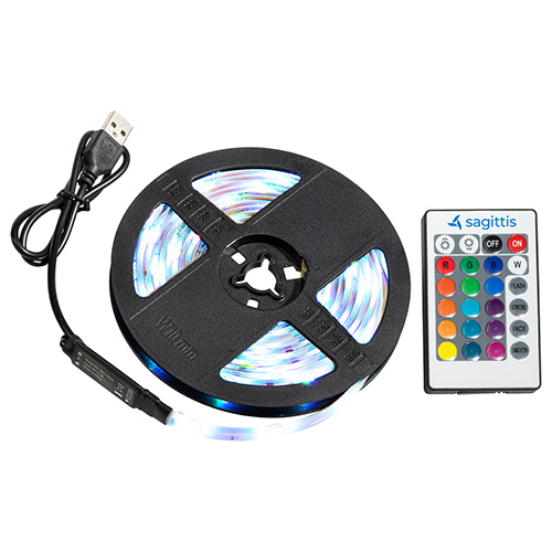Gig 9.8 ft. 90-LED Light Strip with Remote Control 6