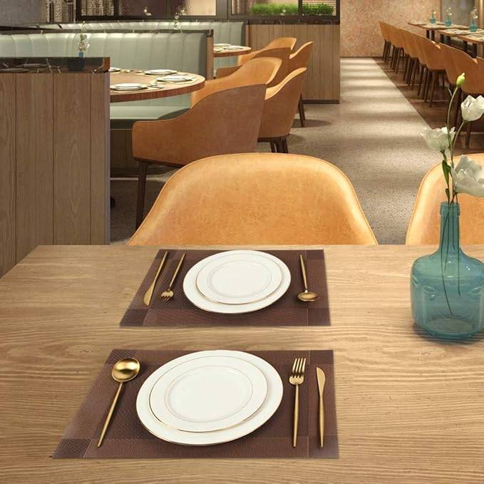 PVC Single Frame Insulated Non-washable Table Mat 6