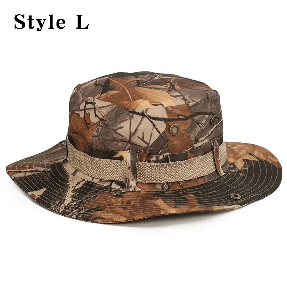 Wholesale Custom LOGO UPF50+ Boonie Hats Wide Brim Hiking 6