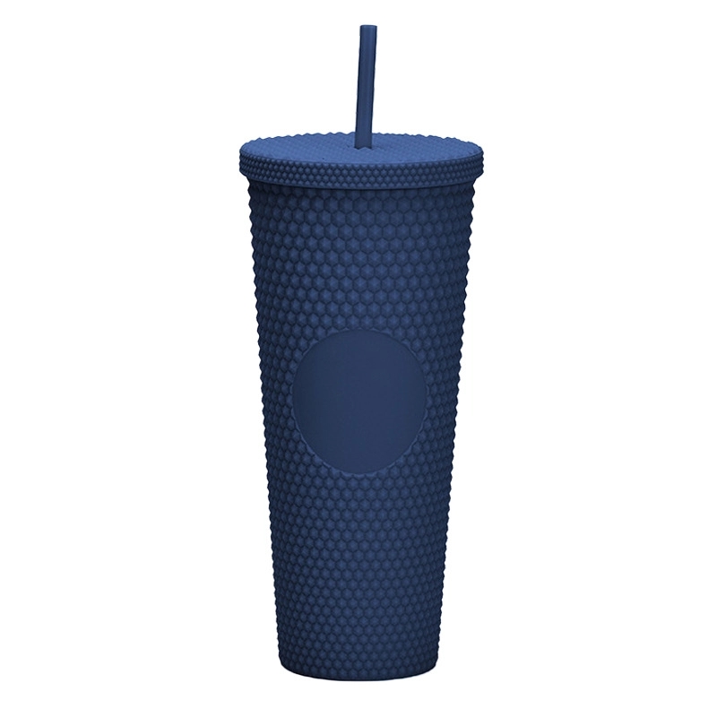 Custom 24 oz Matte Plastic Studded Tumbler Cup 5