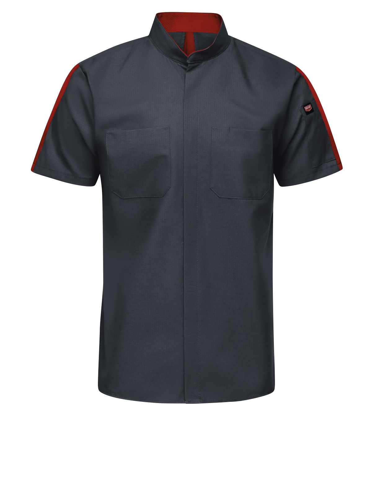 Red Kap Shirts -  Men's Short Sleeve Two Tone Pro+ Work Shirt with OilBlok and MIMIX™