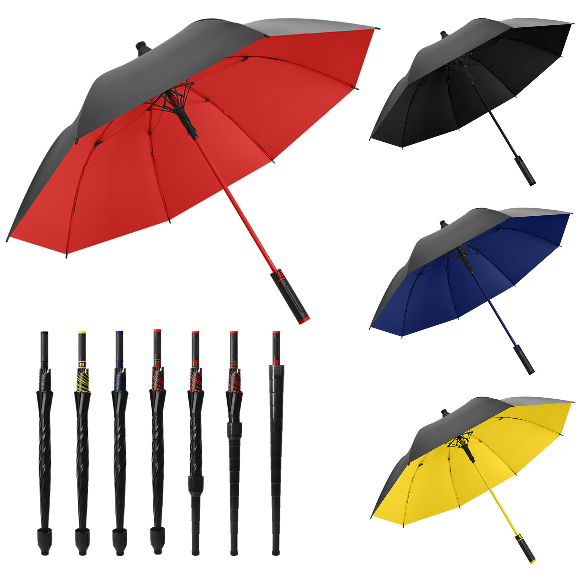 Waterproof Cover Straight Umbrella Golf Outdoor 2
