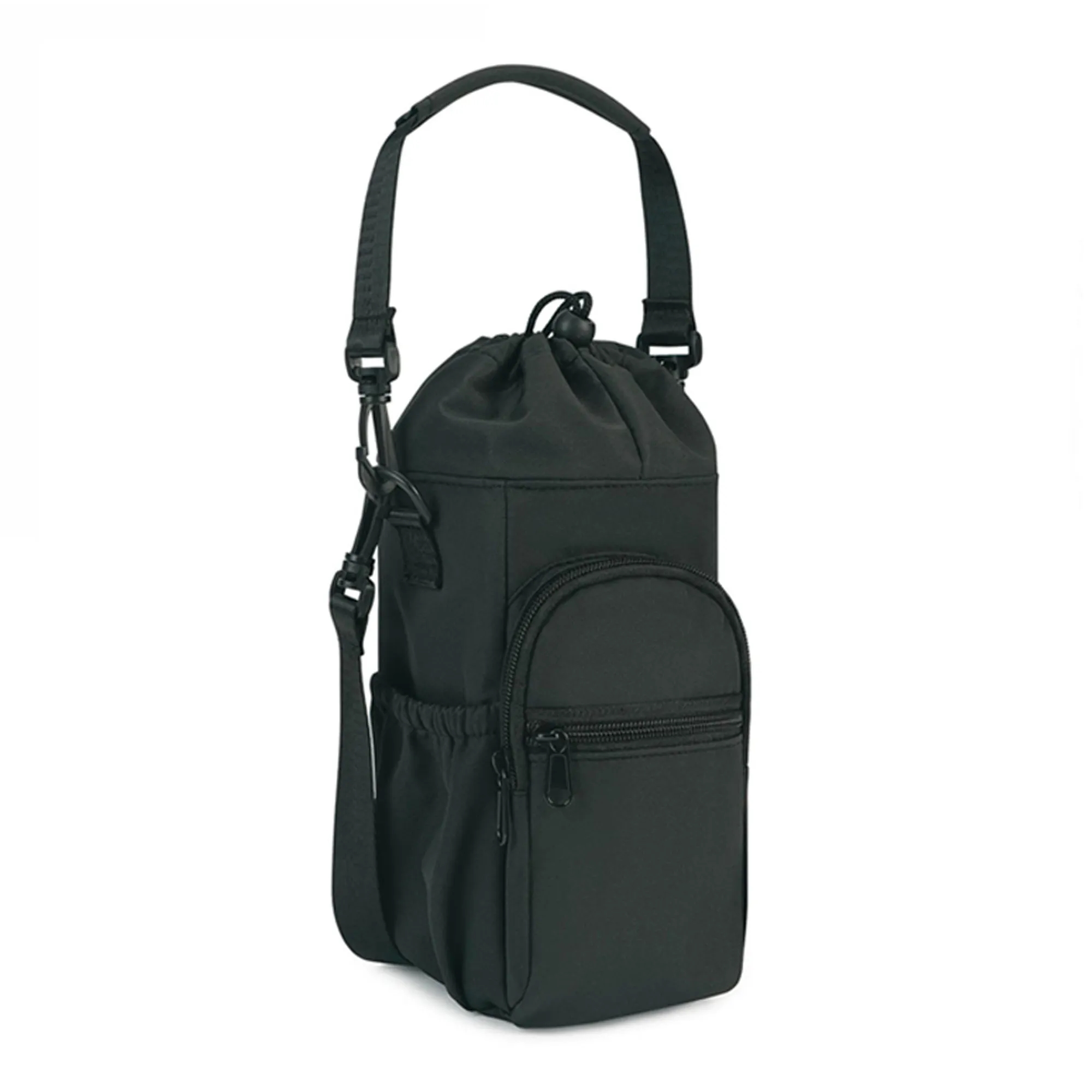 Water Bottle Drawstring Carrier Bag with Phone Pocket 6
