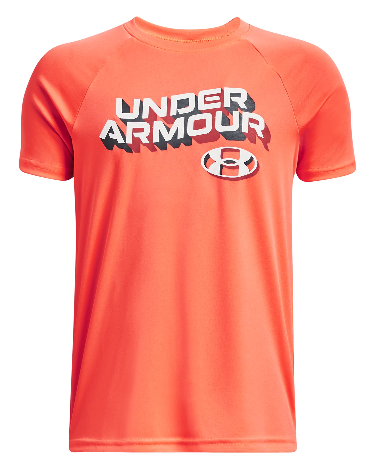 Boys' UA Tech Wordmark Short Sleeve 1