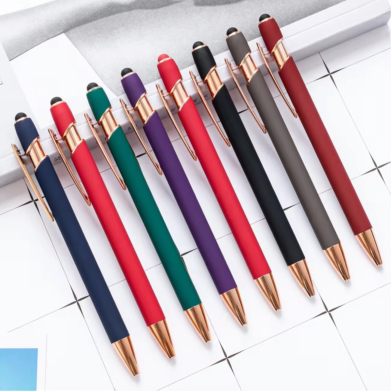 Pen With Soft Rubberized Grip 3