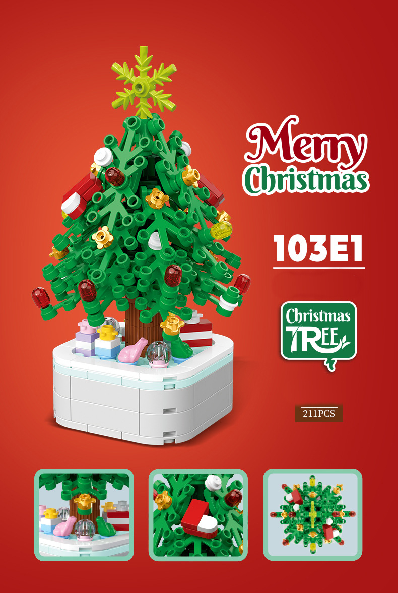 Mini Christmas Tree Decorations for Tabletop & Home - Gifts for Boys & Girls 6