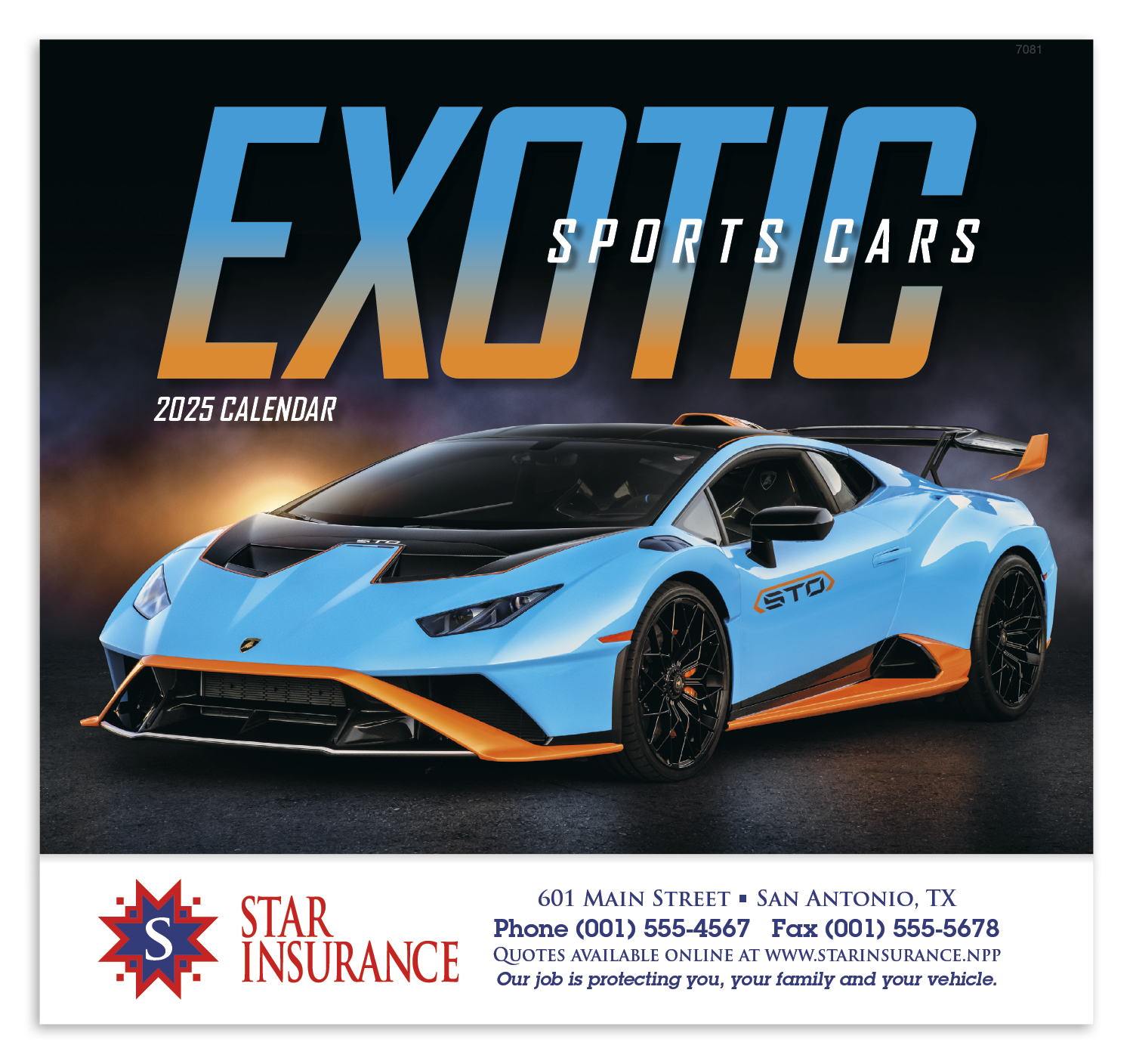 Good Value™ Exotic Sports Cars - Stapled Calendar 39