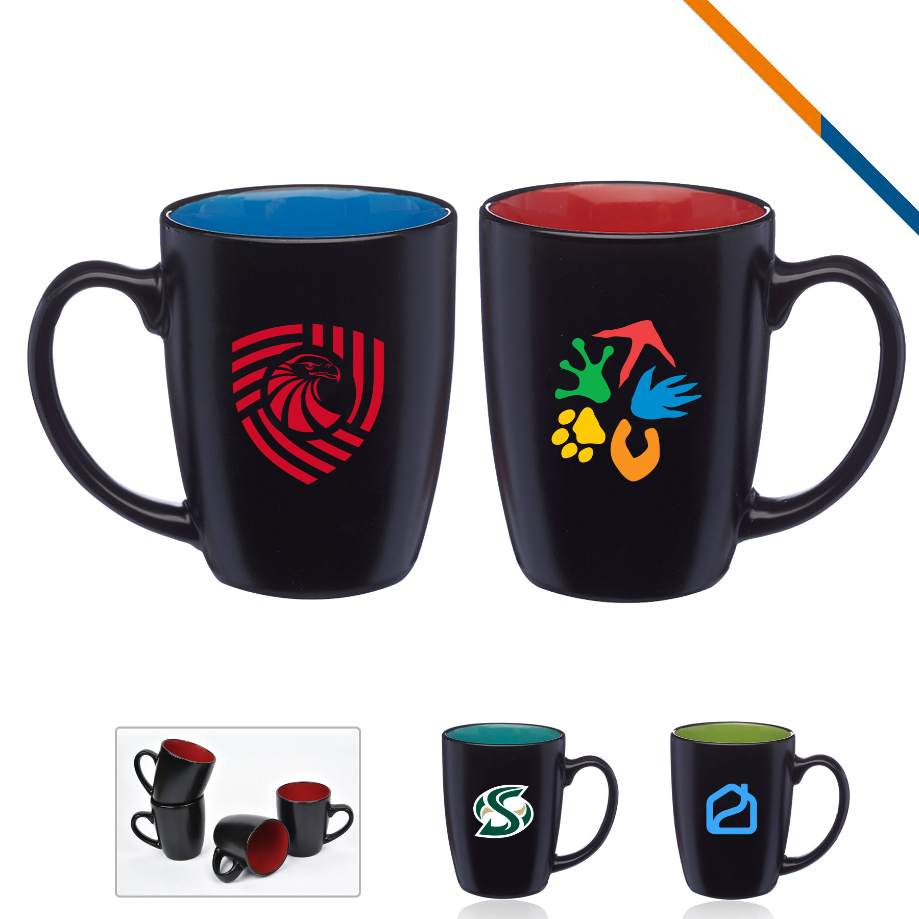 Vomo Ceramic Mug - 12 OZ. 2