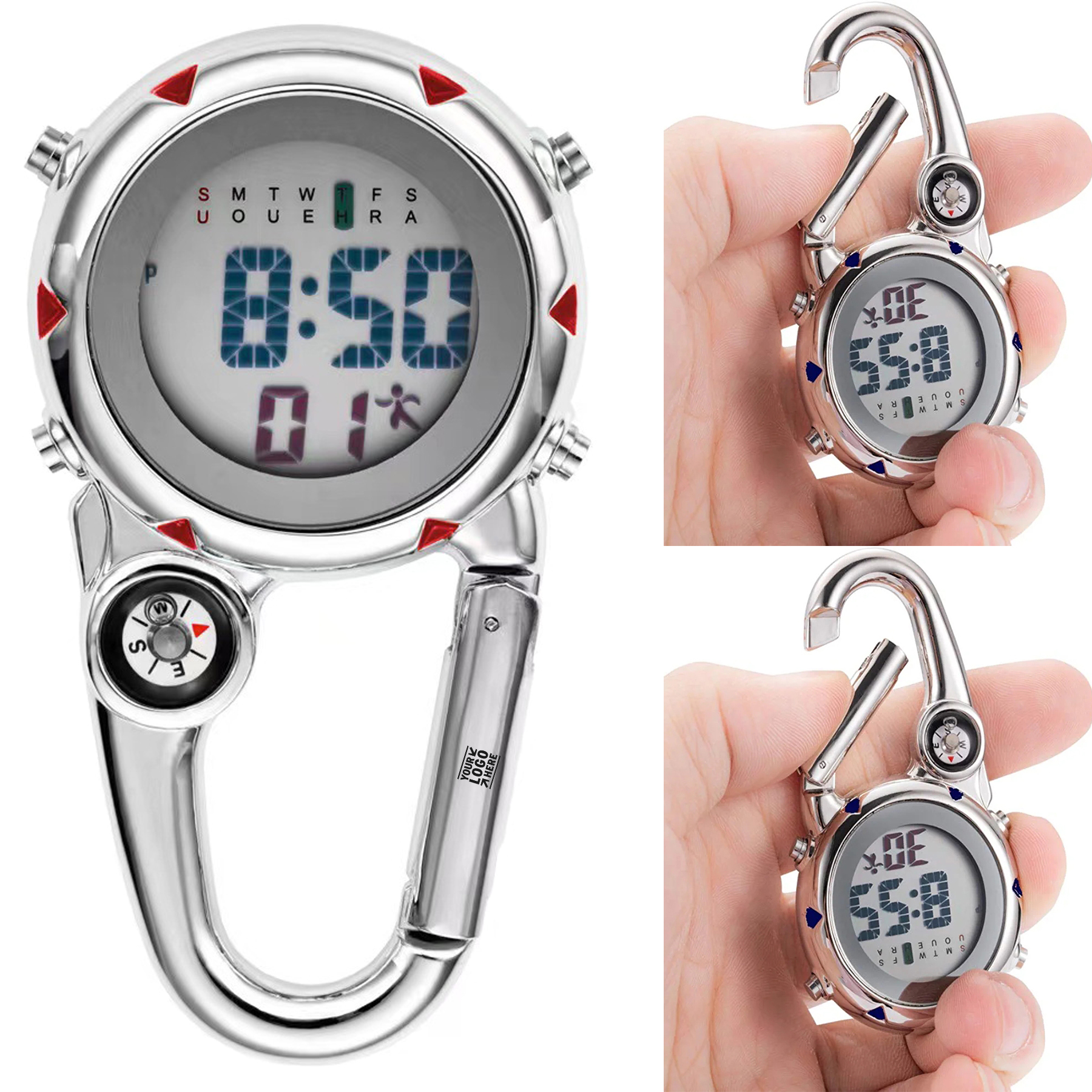 Digital Carabiner Watch Clip 2
