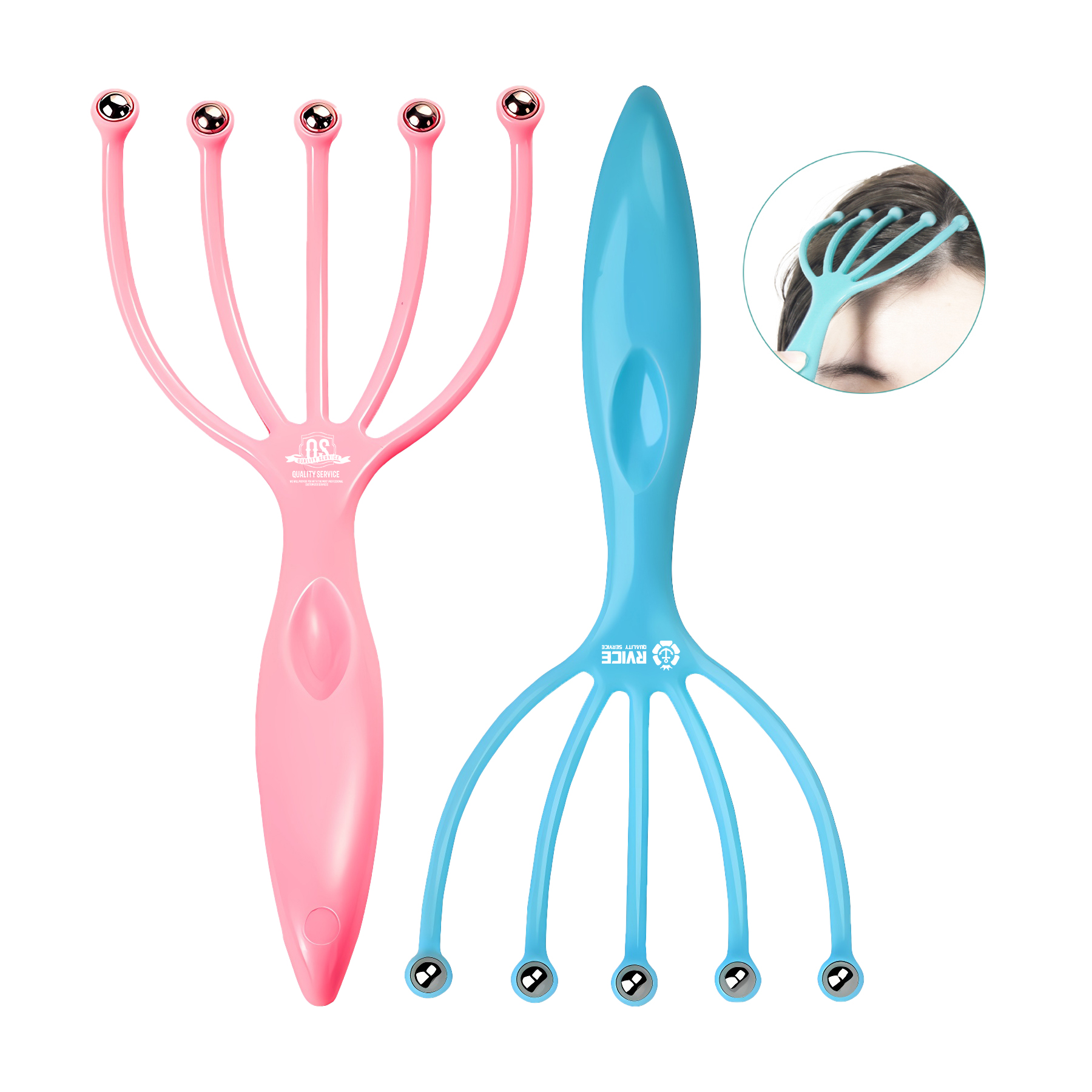 Head PP Massager With Five Balls 4