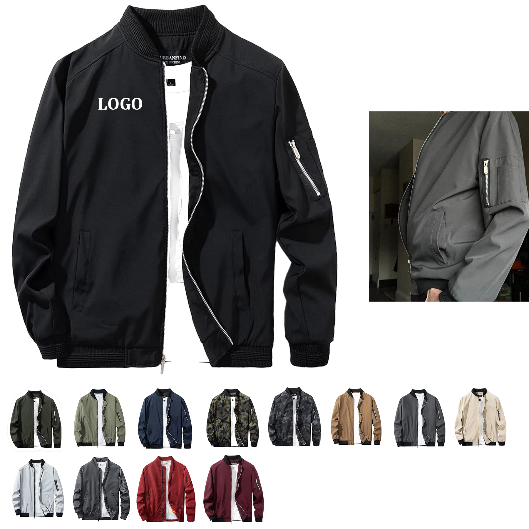 Casual Bomber Jacket 11