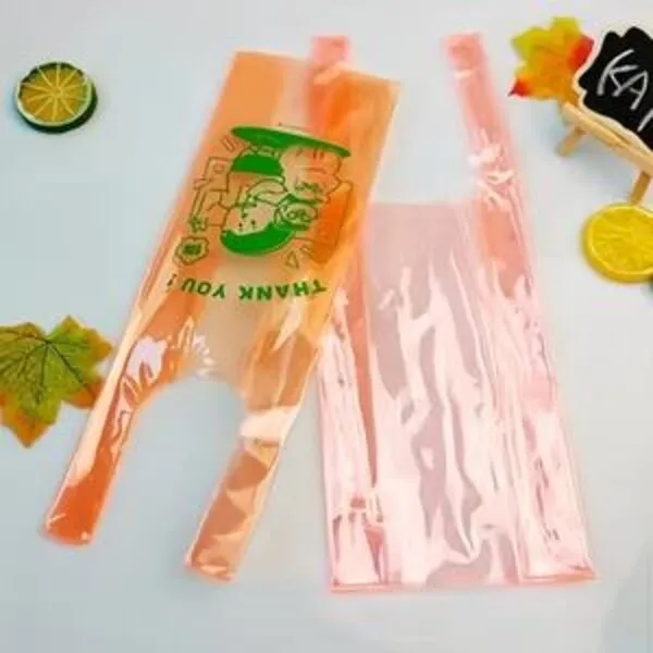 Factory Wholesale Supermarket Plastic Bag with Handles 1