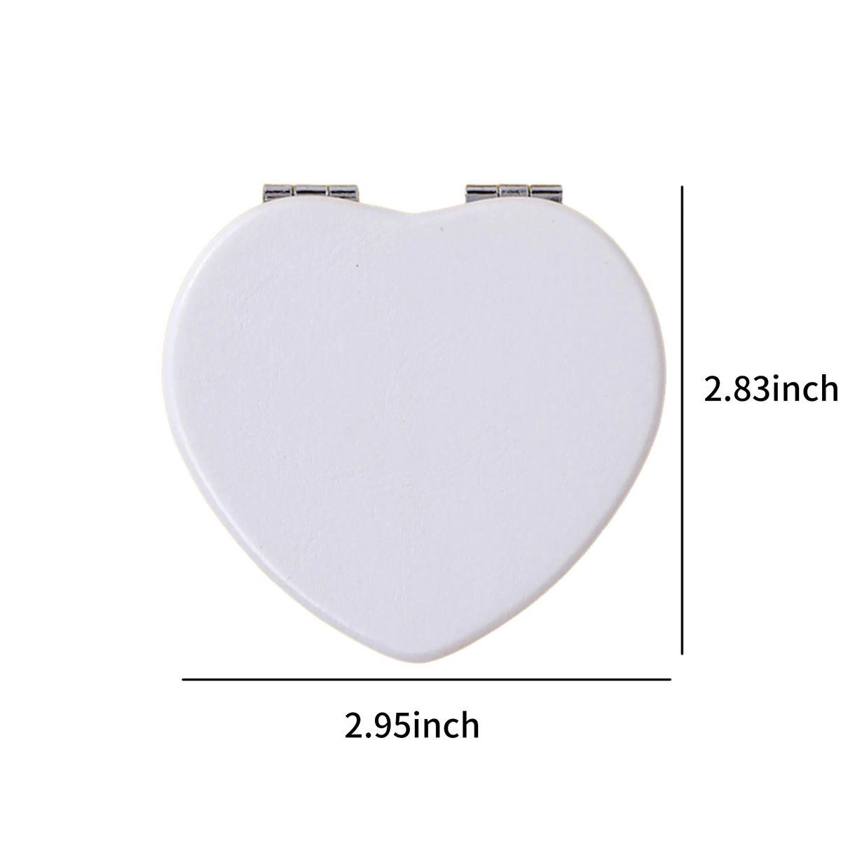 Compact Heart Mirror for Travel Use 1