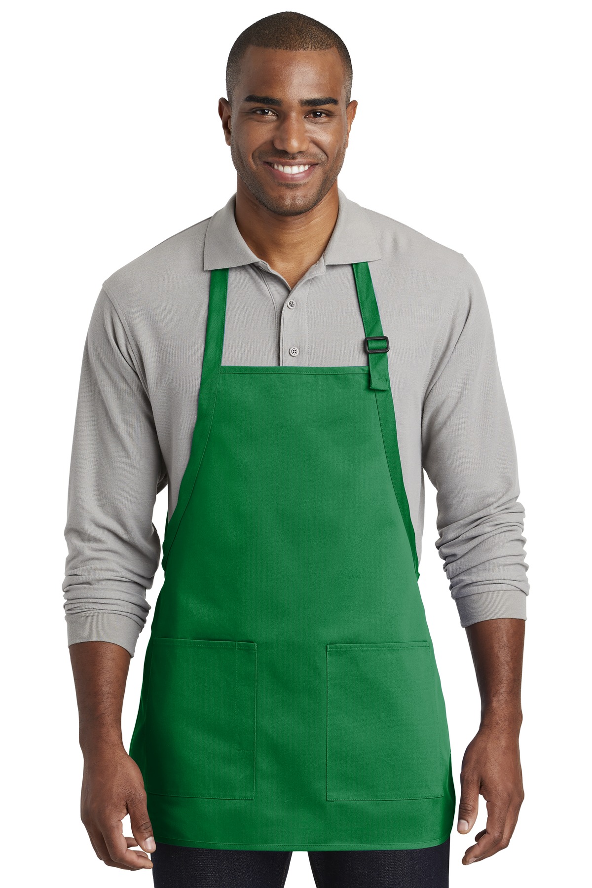 Port Authority Medium-Length Two-Pocket Bib Apron. A601 5