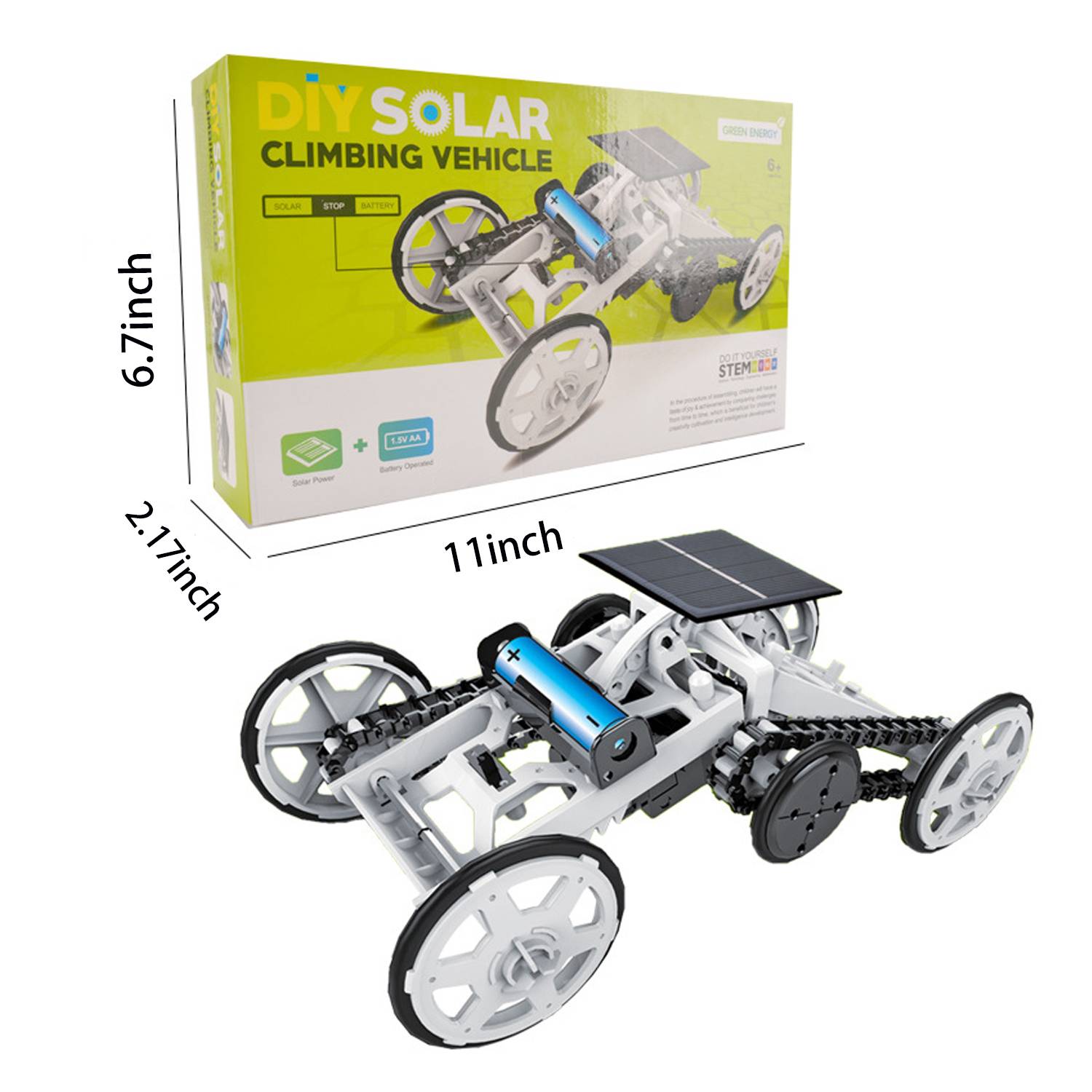 Kids Solar DIY Educational Assembly Car 2