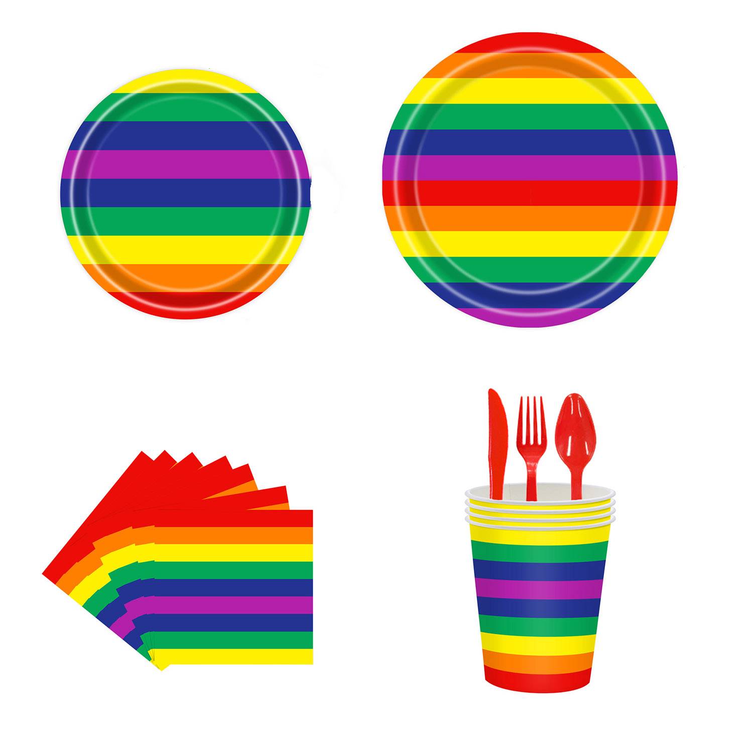 Rainbow Plates 3