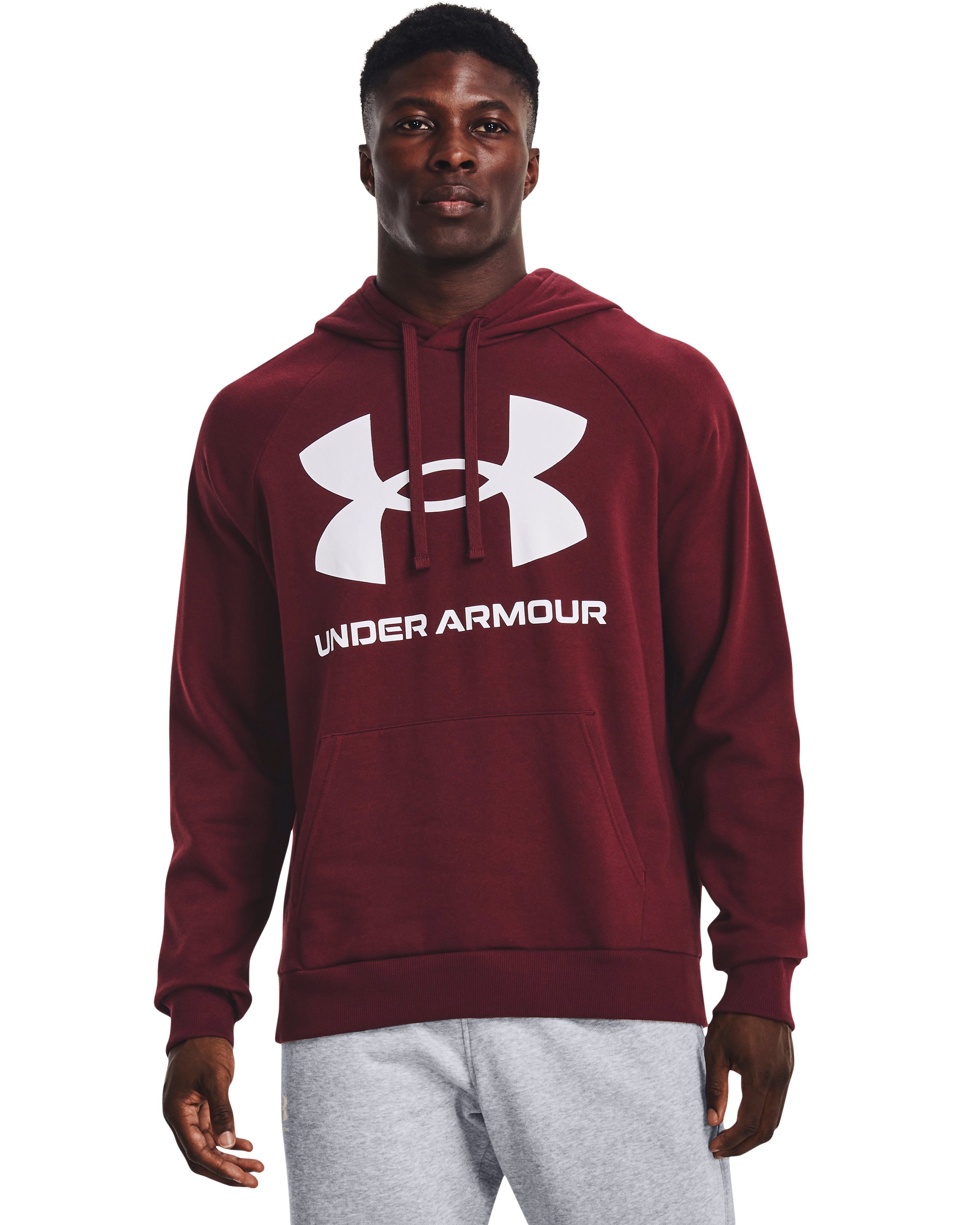 UA Rival Fleece Big Logo Men's Hoodie, custom hoodie or sweatshirt with logo imprint 15