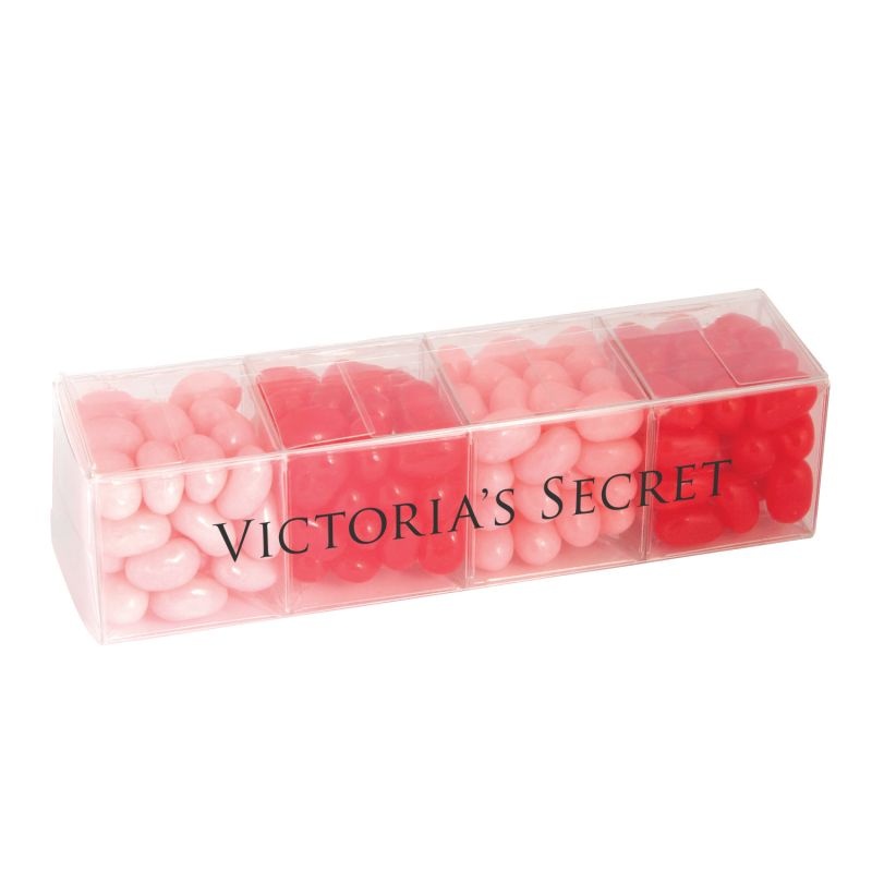 4 Cube Acetate Gift Box with Jelly Belly Jelly Beans 1